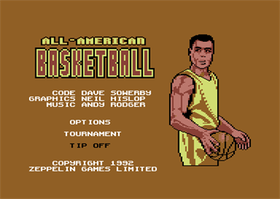 All-American Basketball - Screenshot - Game Select Image