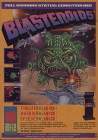 Blasteroids - Advertisement Flyer - Front Image