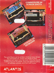 Gunfighter (Atlantis Software) - Box - Back Image