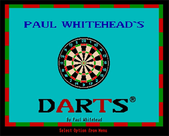 Darts - Screenshot - Game Title Image