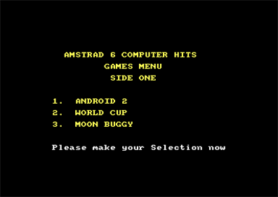 6 Computer Hits 2 - Screenshot - Game Select Image
