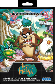 Taz Mania - Box - Front - Reconstructed Image
