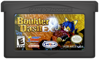 Boulder Dash EX - Cart - Front Image