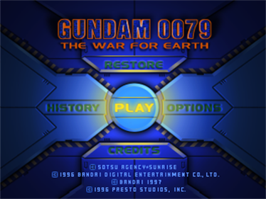 Gundam 0079: The War for Earth - Screenshot - Game Title Image