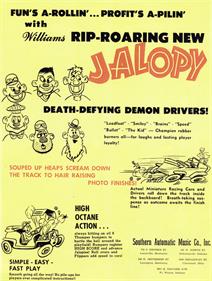 Jalopy - Advertisement Flyer - Back Image