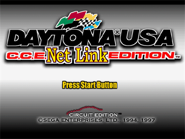 Daytona USA: Championship Circuit NetLink Edition - Screenshot - Game Title Image