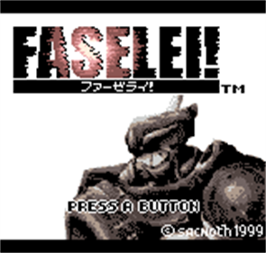 Faselei! - Screenshot - Game Title Image