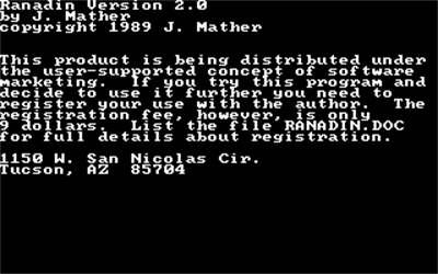 Ranadin - Screenshot - Game Title Image