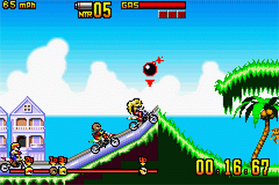Motocross Maniacs Advance - Screenshot - Gameplay Image