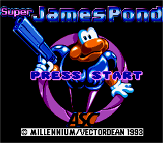 Super James Pond - Screenshot - Game Title Image