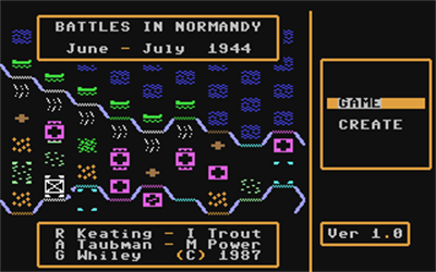 Battles in Normandy: June-July 1944 - Screenshot - Game Title Image
