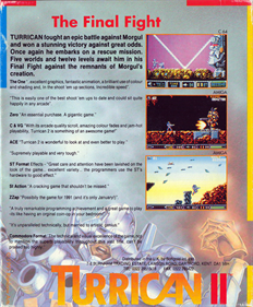 Turrican II: The Final Fight - Box - Back Image