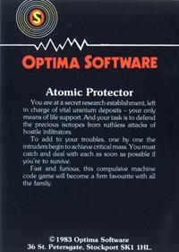 Atomic Protector - Box - Back Image