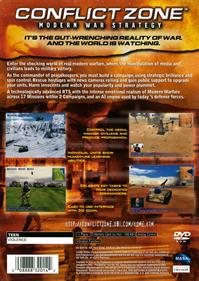 Conflict Zone: Modern War Strategy - Box - Back Image