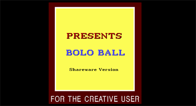 Bolo Ball - Screenshot - Game Title Image