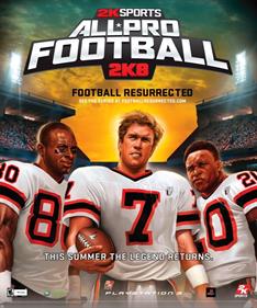 All-Pro Football 2K8 - Advertisement Flyer - Front Image
