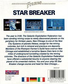 Star Breaker - Box - Back Image