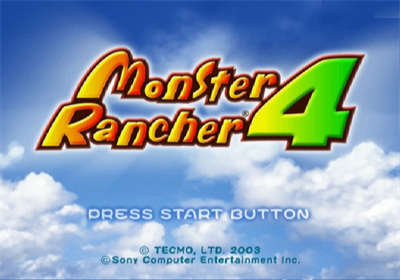 Monster Rancher 4 - Screenshot - Game Title Image