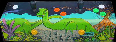Caveman Ninja - Arcade - Control Panel Image