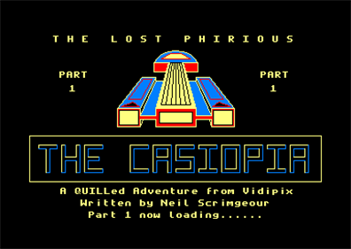 The Lost Phirious Part 1: The Casiopia - Screenshot - Game Title Image