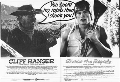 Cliff Hanger - Advertisement Flyer - Front Image