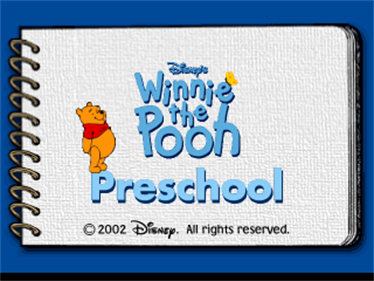Winnie the Pooh: Preschool - Screenshot - Game Title Image