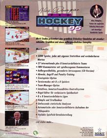 World Hockey '95 - Box - Back Image