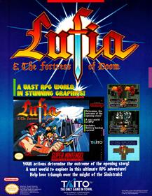 Lufia & the Fortress of Doom - Advertisement Flyer - Front Image