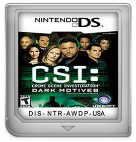 CSI: Dark Motives - Fanart - Cart - Front Image