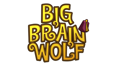 Big Brain Wolf - Clear Logo Image