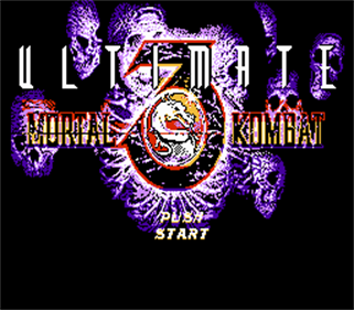 Ultimate Mortal Kombat 3 (Vasil) - Screenshot - Game Title Image