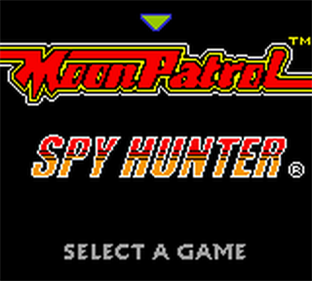 Arcade Hits: Moon Patrol & Spy Hunter - Screenshot - Game Title Image