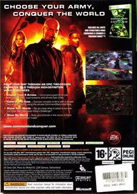 Command & Conquer 3: Kane's Wrath - Box - Back Image
