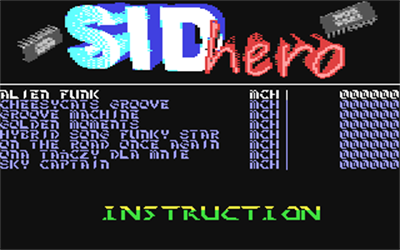 SID Hero - Screenshot - Game Select Image