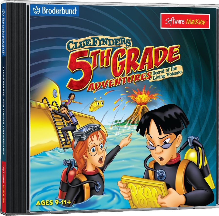 The ClueFinders 5th Grade Adventures The Secret Of The Living Volcano 