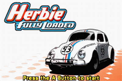 Disney's Herbie: Fully Loaded - Screenshot - Game Title Image