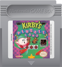 Kirby's Pinball Land - Fanart - Cart - Front