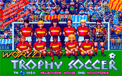 Rick Davis's World Trophy Soccer - Screenshot - Game Title Image