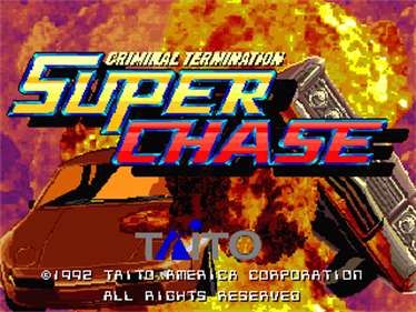 Super Chase: Criminal Termination - Screenshot - Game Title Image
