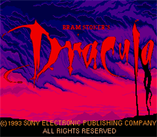 Bram Stoker's Dracula - Screenshot - Game Title Image