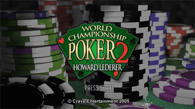 World Championship Poker 2: Featuring Howard Lederer - Screenshot - Game Title Image
