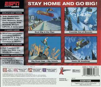 ESPN X-Games Pro Boarder - Box - Back Image