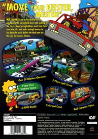 The Simpsons: Road Rage - Box - Back Image