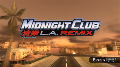 Midnight Club: L.A. Remix - Screenshot - Game Title Image