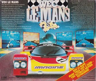 WEC Le Mans - Box - Back Image