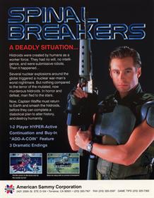 Spinal Breakers - Advertisement Flyer - Front Image