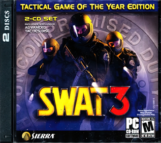 SWAT 3: Tactical Game of the Year Edition - Box - Front - Reconstructed Image