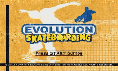 Evolution Skateboarding - Screenshot - Game Title Image