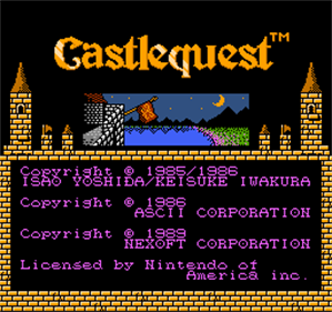 Castlequest - Screenshot - Game Title Image