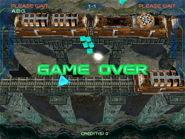Zero Gunner 2 - Screenshot - Game Over Image